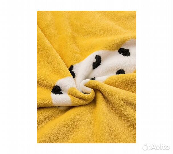 Покрывало Funfur Коты 180х200 см Желтый