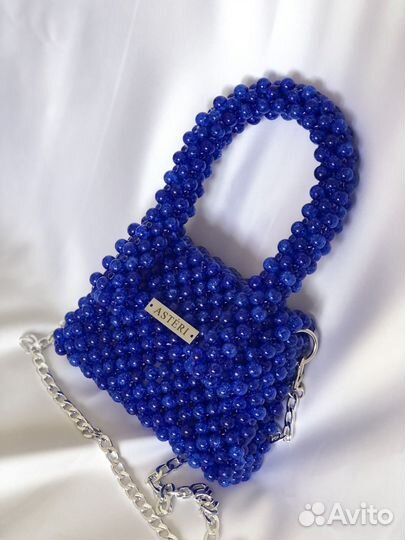 Сумочка из хрустальных бусин