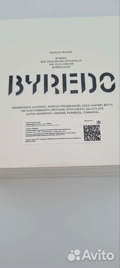Byredo mojave ghost(распив)