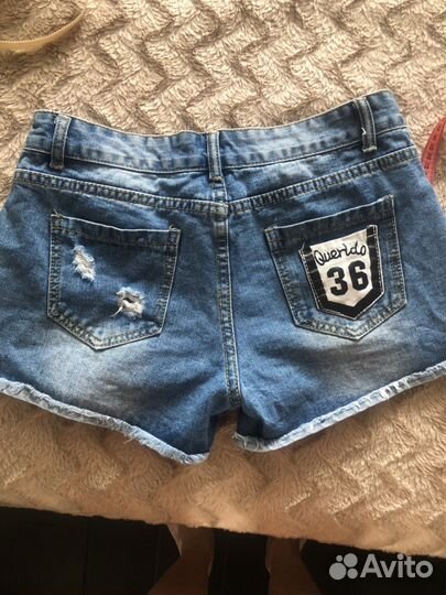 Шорты джинсовые