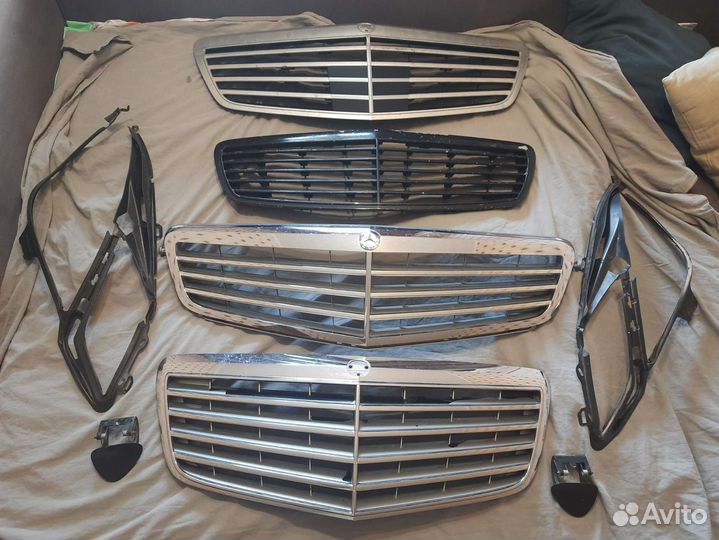 Mercedes W204 W211 W212 решетка