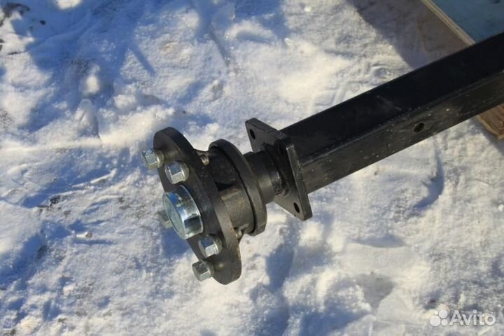 Ось для прицепа рессорная 1300 кг мзса 817717.015