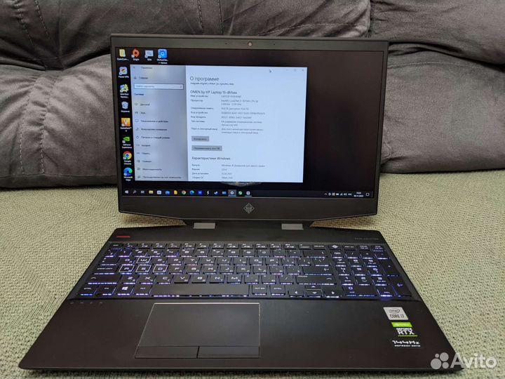 Игровой ноутбук HP omen 15