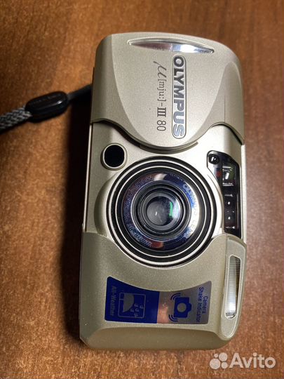 Плёночный фотоаппарат olympus mju-lll 80