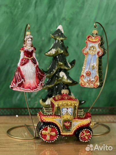 Елочные игрушки, стекло, Irena набор