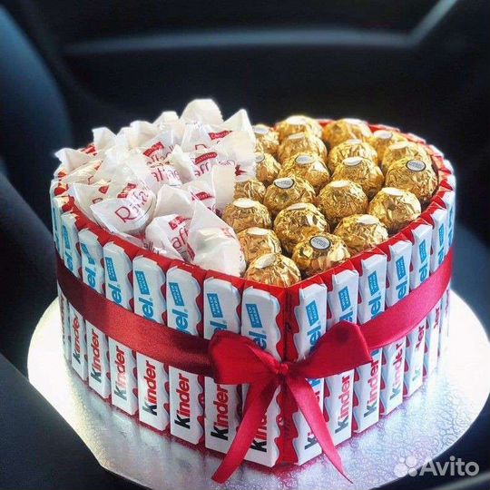 Тортики из конфет