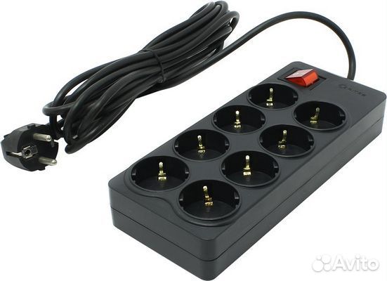 Сетевой фильтр 5bites SP8-B-50 5,0м 8 розеток черн