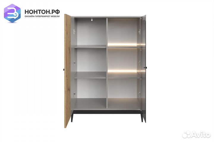 Комод Ариан кд-1 холодный серый / дуб артизан