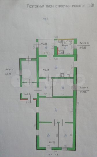 Дом 76 м² на участке 17 сот.