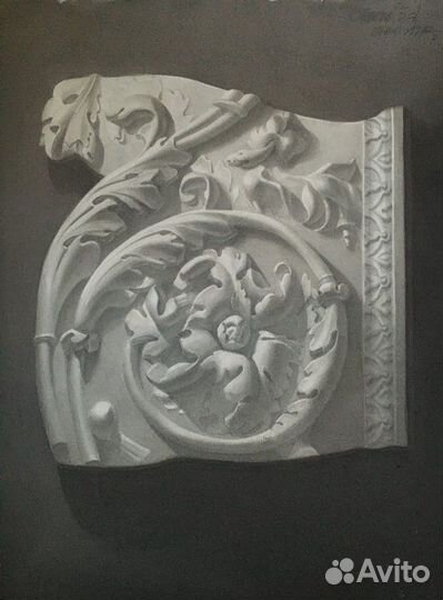 Картины, учебные работы, академический рисунок