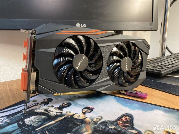 Видеокарта RX 580 8gb Gigabyte