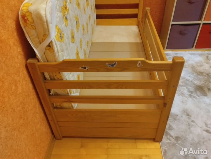 Детская кровать от 3 лет с бортиками
