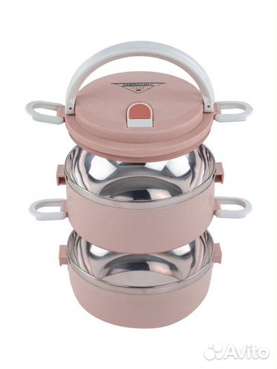 Ланч бокс термо, 3-ярусный