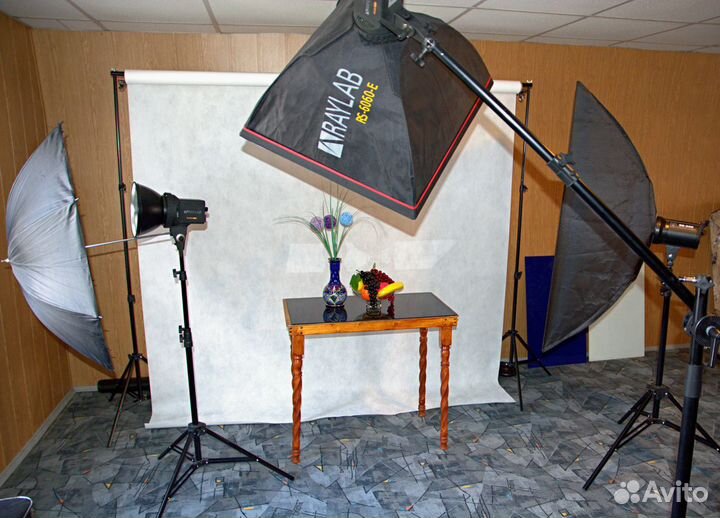Комплект импульсного света для фото студии