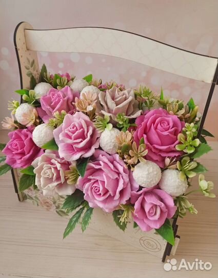 Букет из мыла