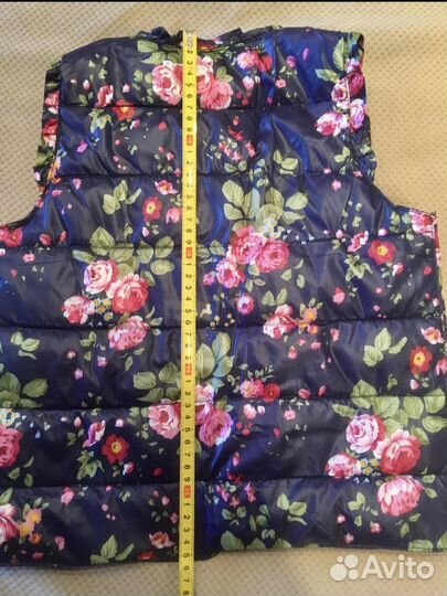 Жилетка для девочки двусторонняя