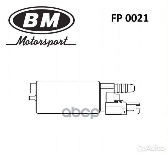 Топливный электробензонасос FP0021 renault loga