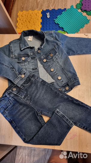 Джинсовый костюм для мальчика