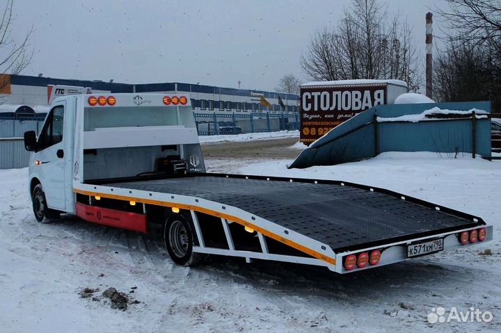 Эвакуаторная платформа (ломанного типа)