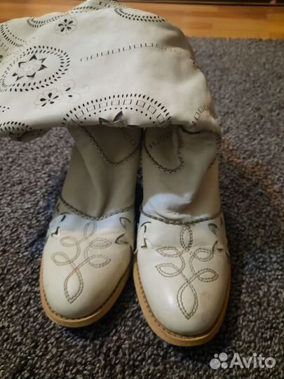 Сапоги натуральная кожа р37