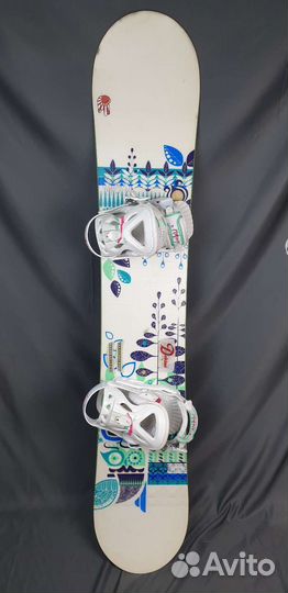154 см Salomon сноуборд с креплениями