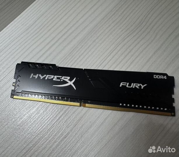 Оперативная память ddr4 hyperx fury 16gb 3200