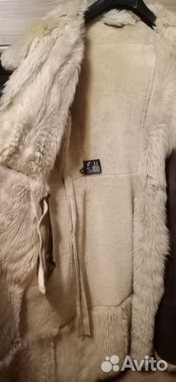 Дубленка натуральная женская с капюшоном