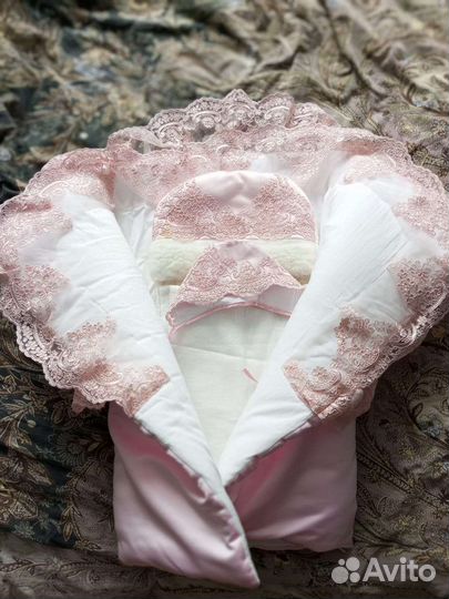 Конверт на выписку для девочки зима