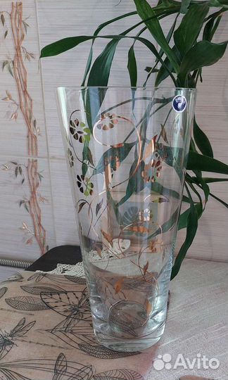 Ваза (Богемское стекло)