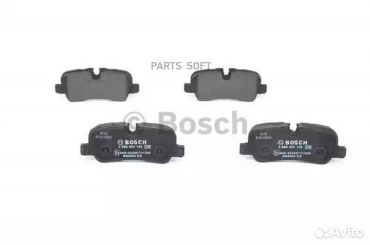 Bosch 0986494148 К-т дисков. тормоз. колодок