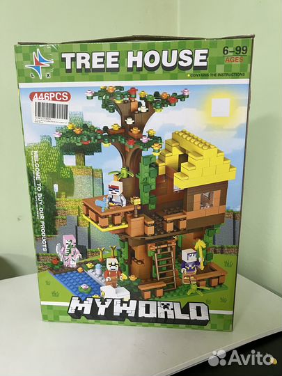 Дом на дереве конструктор 446 деталей