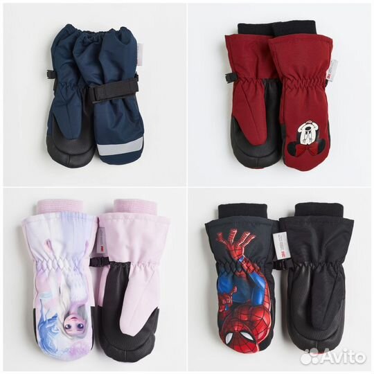 Новые зимние краги варежки перчатки H&M оригинал