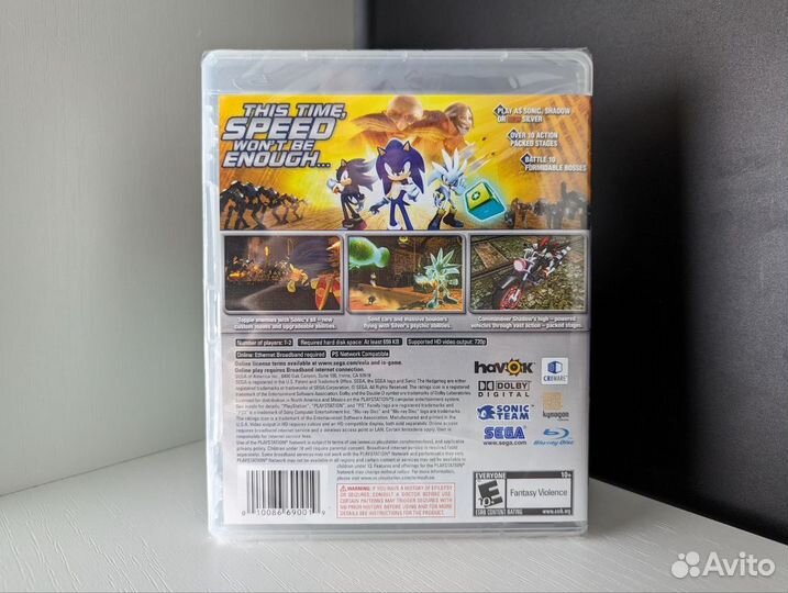 New / Sonic The Hedgehog / PS3