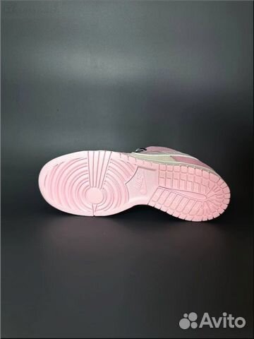 Женские кроссовки Nike Dunk Low Pink Кеды Найк