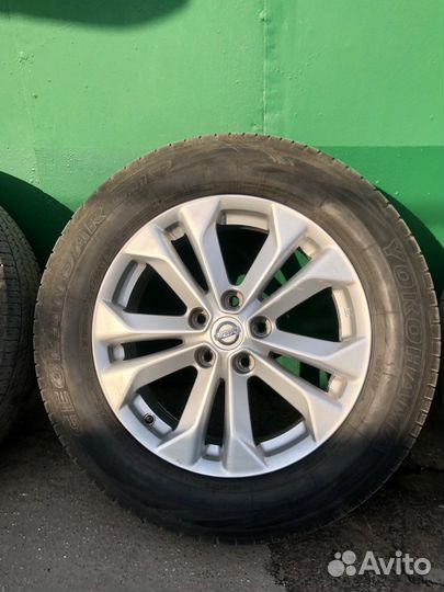 Колеса на nissan x-trail 225/65 r17 комплект