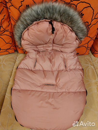 Теплый конверт-мешок для новорожденных