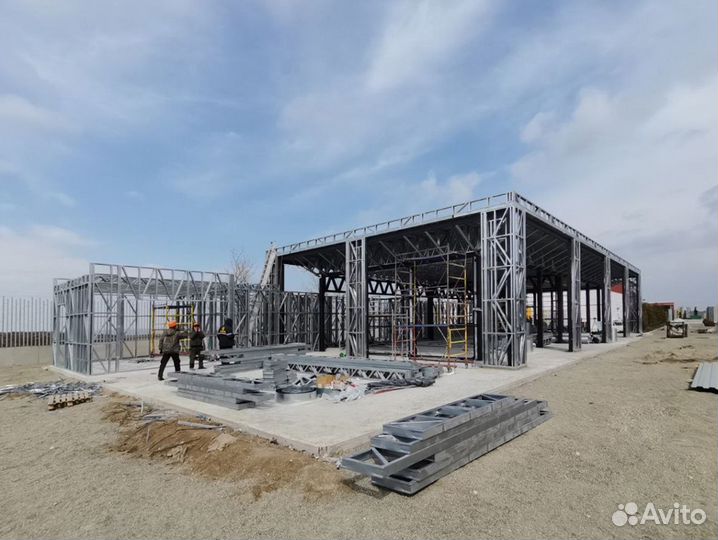 Лстк каркас магазина 500 м2 (супермаркет, автосало