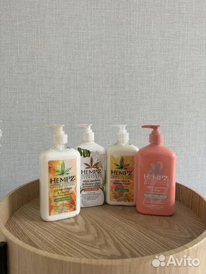 Молочко hempz новое кокос, роза, мимоза, мерцающее