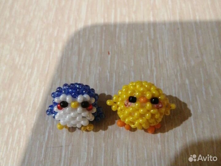 Мини амигуруми из бисера