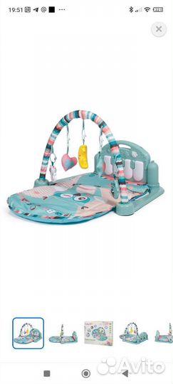 Развивающий коврик с пианино