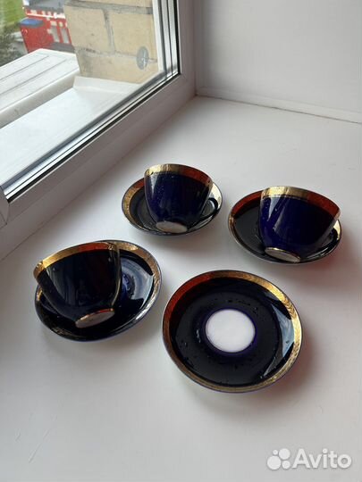 Чайный сервиз лфз кобальтовая сетка