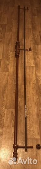 Карниз для штор двурядный 3 и 3.10 м настенный