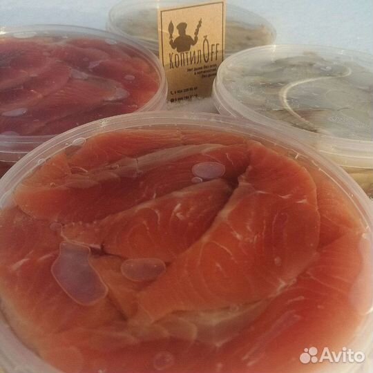 Кета холодного копчения