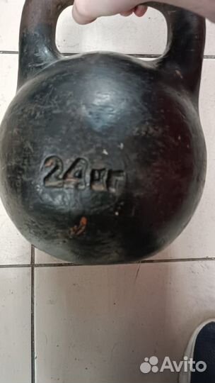 Гиря советская 24 кг (Д)