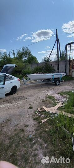 Лодка Sava 500 + электромотор Hangkai 8.0