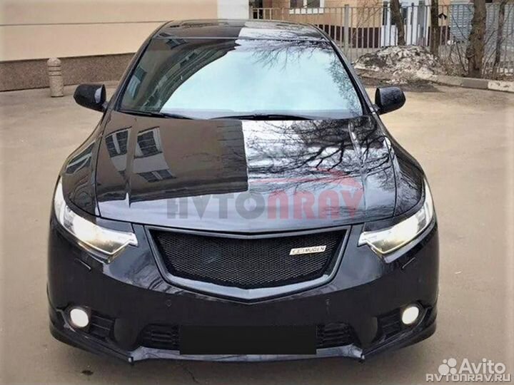 Решетка радиатора (с сеткой) Mugen Honda Accord 8