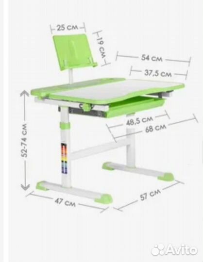 Школьная парта растущая