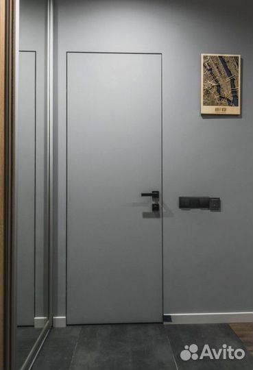 Двери скрытые межкомнатные под отделку