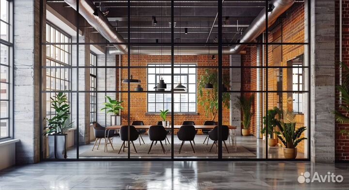 Раздвижные стеклянные перегородки