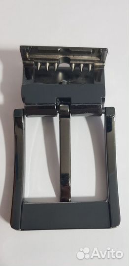 Пряжка металлическая 38мм тёмный никель